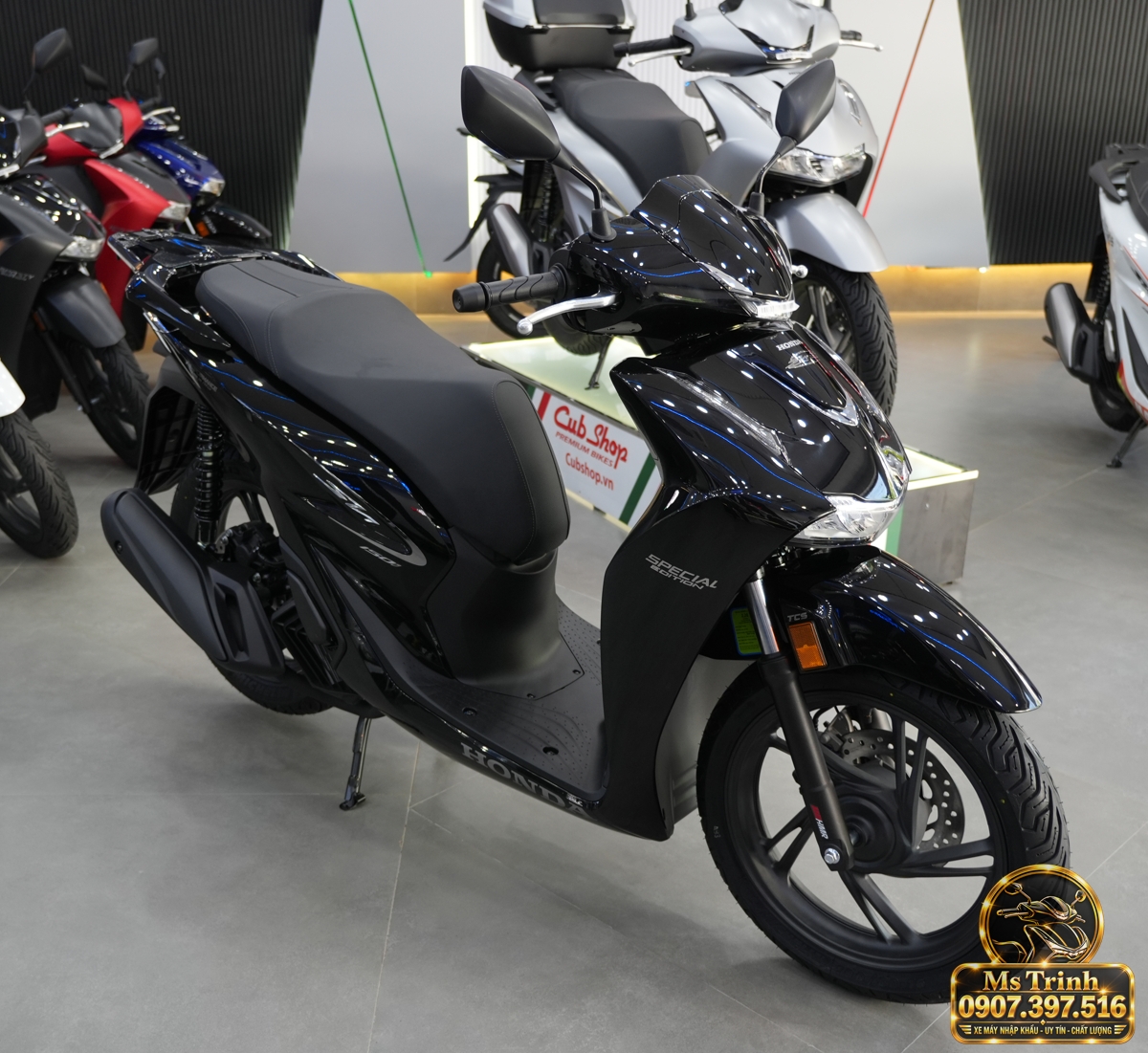 Honda SH150i Ý đen bóng 2027 tại Dak Lak - Sơn bóng lịch sự, tiện ích cho mỗi ngày