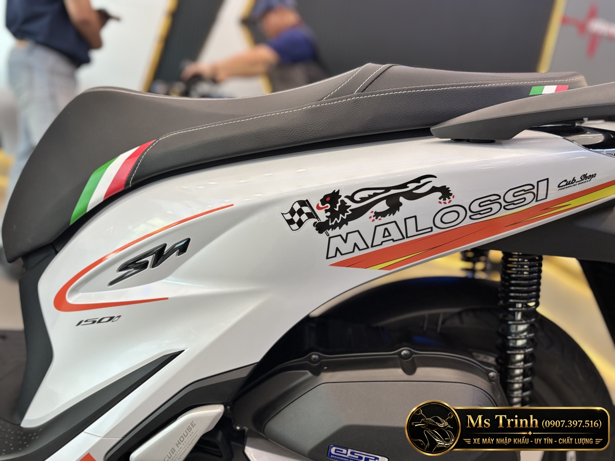 Honda SH150 Ý Malossi 2026 tại Dak Lak - Tem custom thể thao, dáng SH thanh lịch