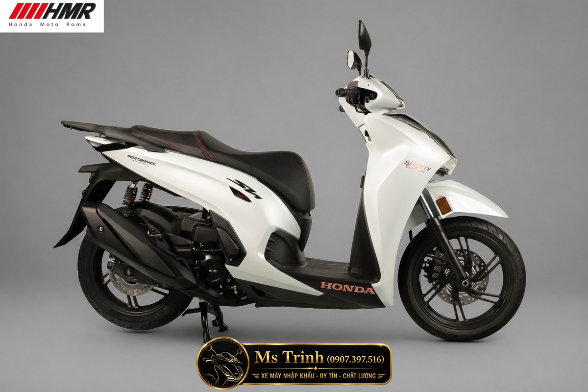 Honda SH350i nhập Ý 2026 tại Dak Lak - SH350i Sporty Trắng Nhám, Xám Bóng Đẳng Cấp Chuẩn Ý