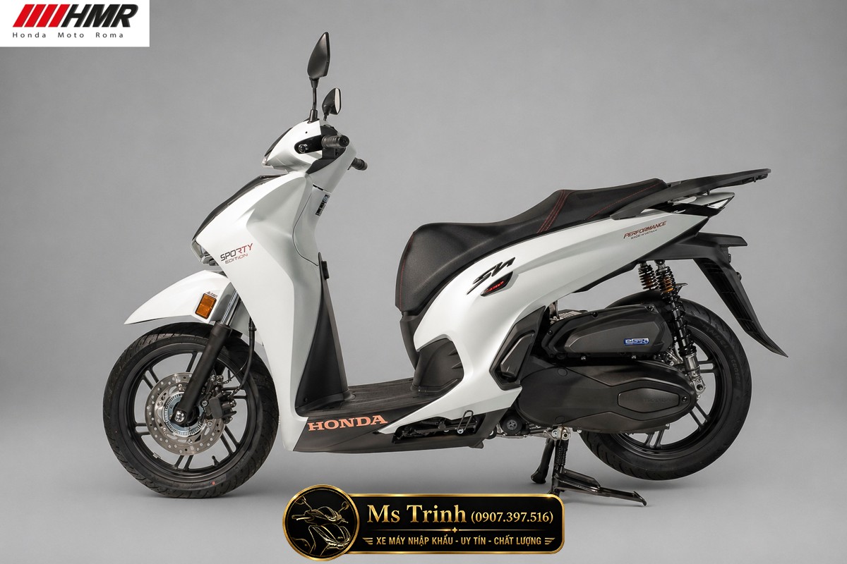 Honda SH350i nhập Ý 2026 tại Dak Lak - SH350i Sporty Trắng Nhám, Xám Bóng Đẳng Cấp Chuẩn Ý