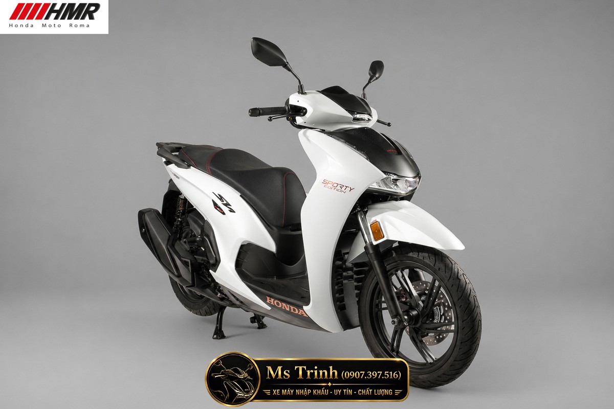Honda SH350i nhập Ý 2026 tại Dak Lak - SH350i Sporty Trắng Nhám, Xám Bóng Đẳng Cấp Chuẩn Ý