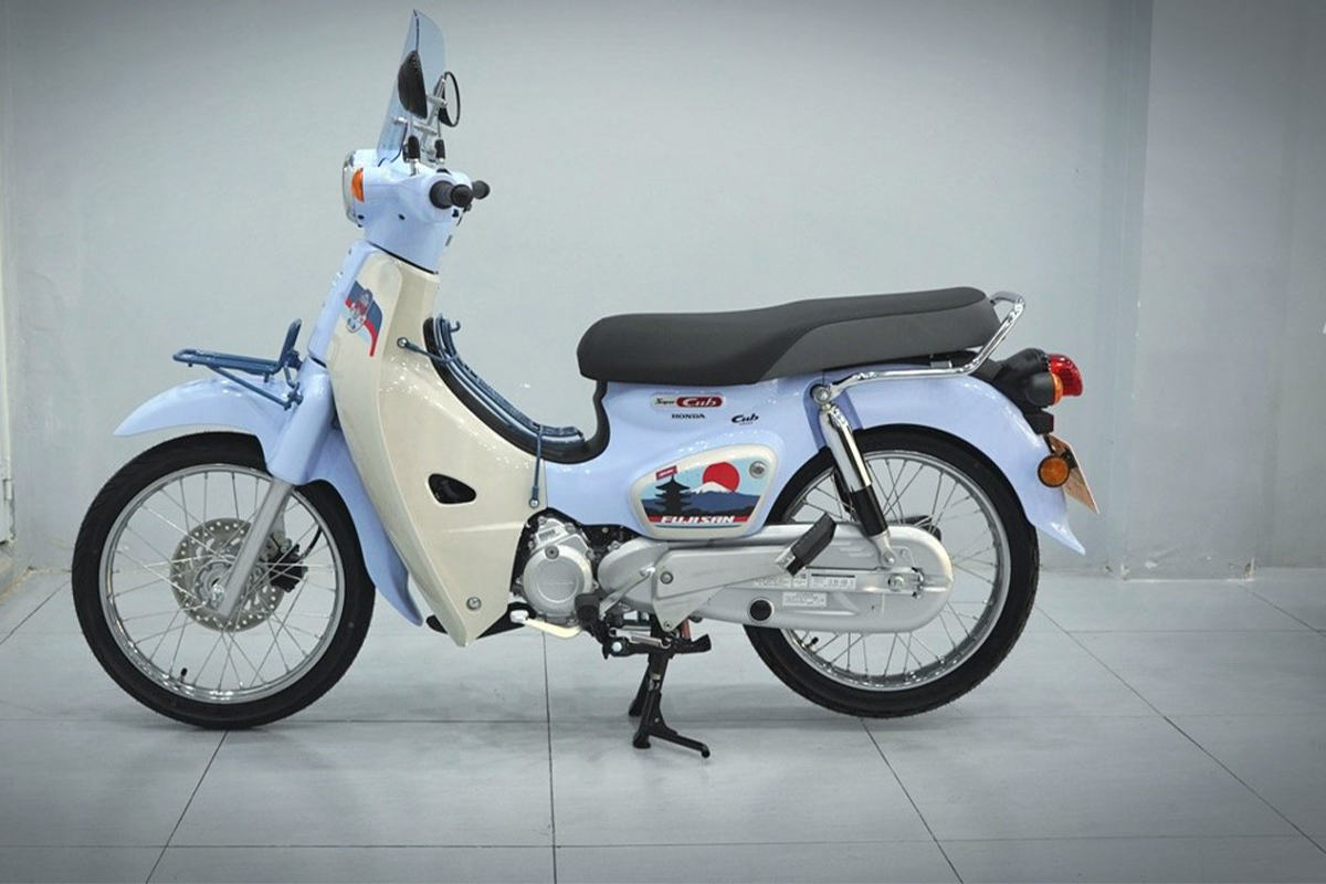 Honda Cub 110 Fujisan bản giới hạn tại Dak Lak - Thiết kế đậm chất Nhật Bản
