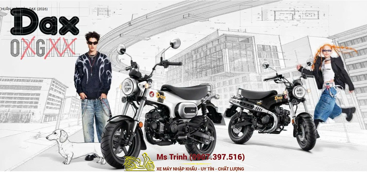 Honda Dax ST125 2026 tại Dak Lak - Minibike huyền thoại khung T-Bone đầy cá tính