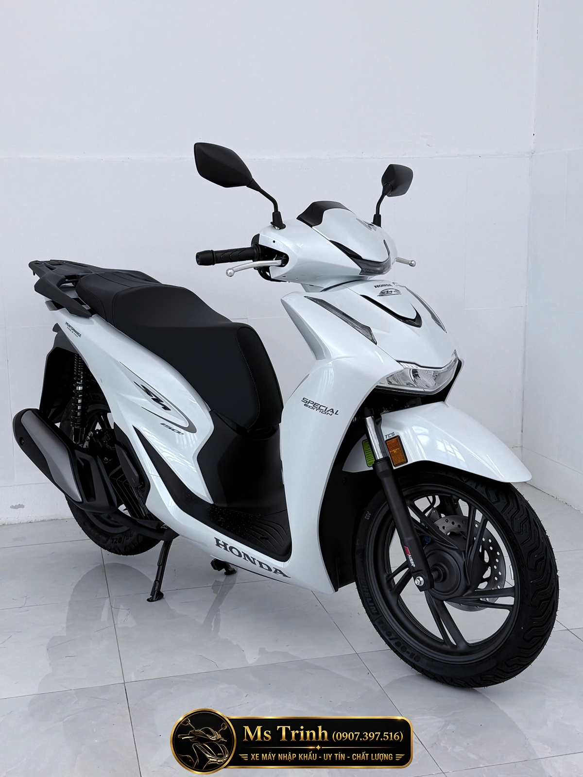 Honda SH150i Special Edition Standard nhập HMR Ý màu trắng tại Dak Lak: Giá trị nằm trong từng chi tiết nguyên bản