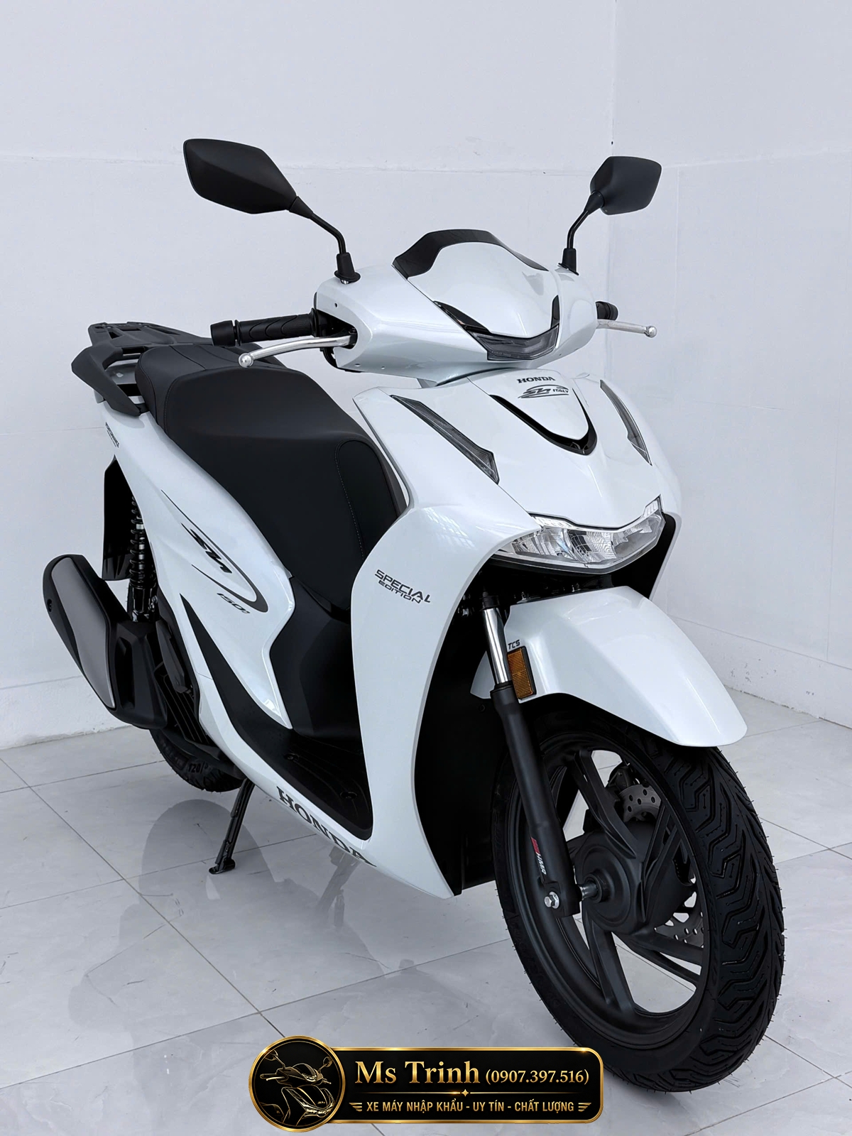 Honda SH150i Special Edition Standard nhập HMR Ý màu trắng tại Dak Lak: Giá trị nằm trong từng chi tiết nguyên bản