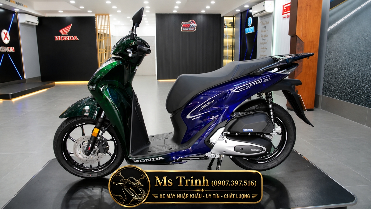 Honda SH150i Vetro Green - Sapphire tại Dak Lak: SH Ý Limited 200 xe