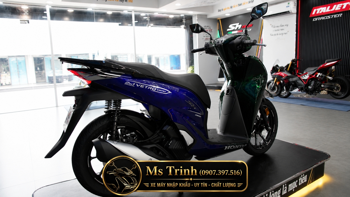 Honda SH150i Vetro Green - Sapphire tại Dak Lak: SH Ý Limited 200 xe