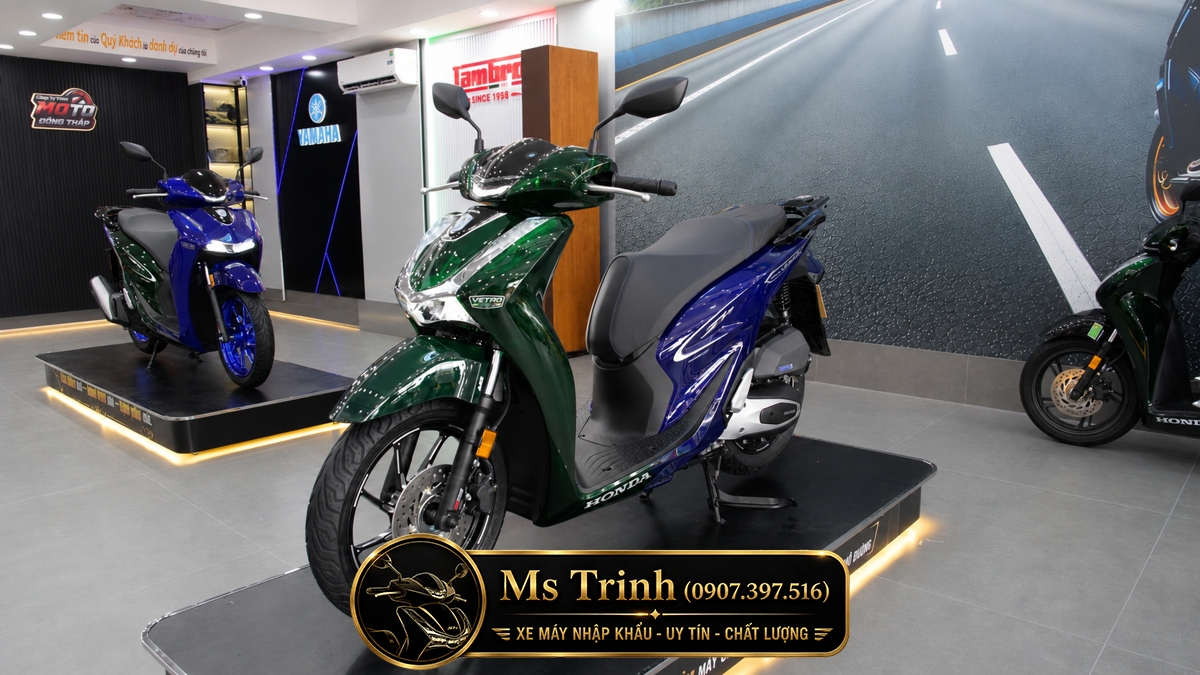 Honda SH150i Vetro Green - Sapphire tại Dak Lak: SH Ý Limited 200 xe