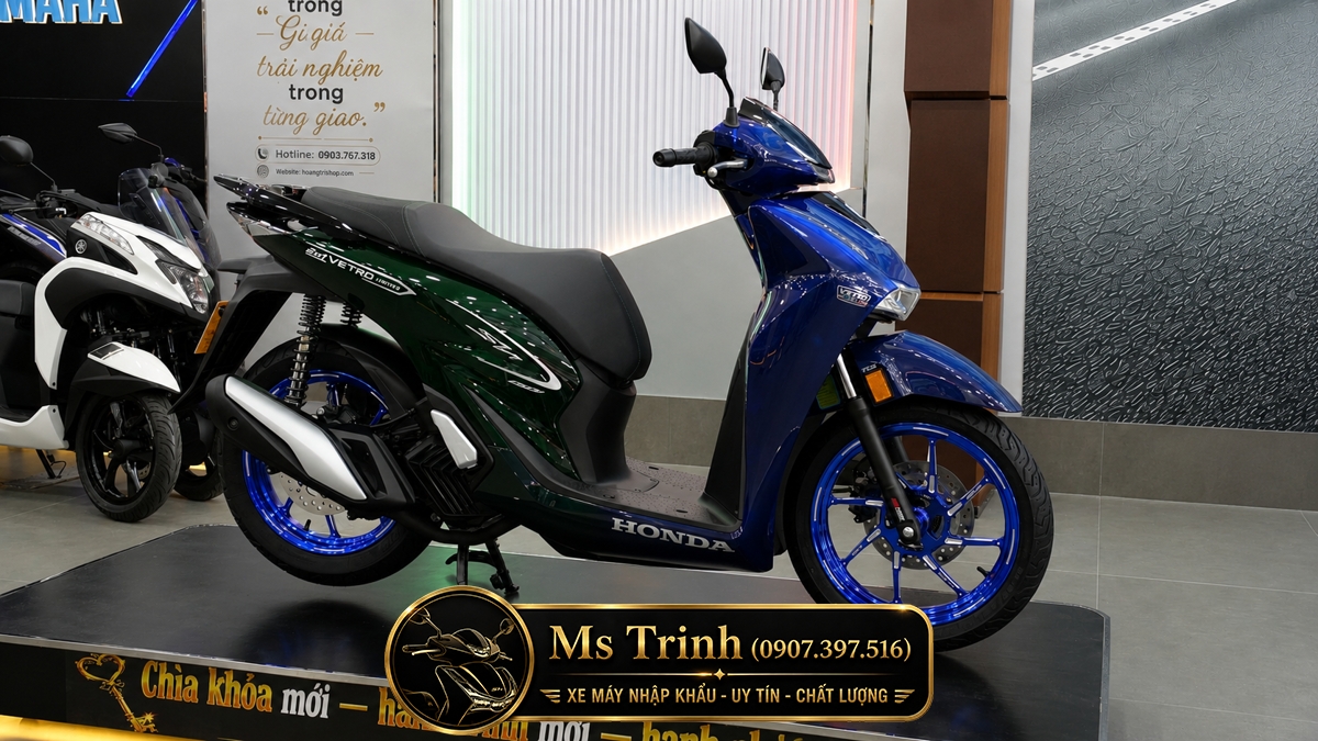 Honda SH150i Vetro Sapphire - Green tại Dak Lak: SH Ý 2 trong 1 giới hạn 200 xe