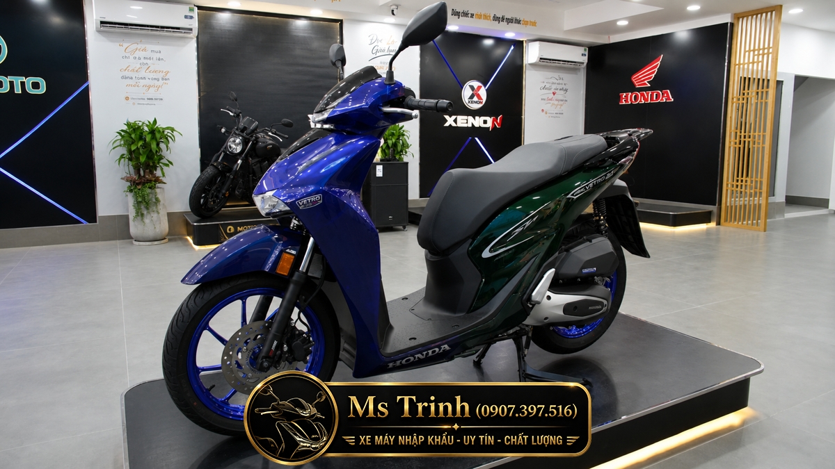 Honda SH150i Vetro Sapphire - Green tại Dak Lak: SH Ý 2 trong 1 giới hạn 200 xe