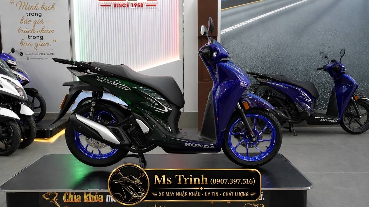 Honda SH150i Vetro Sapphire - Green tại Dak Lak: SH Ý 2 trong 1 giới hạn 200 xe