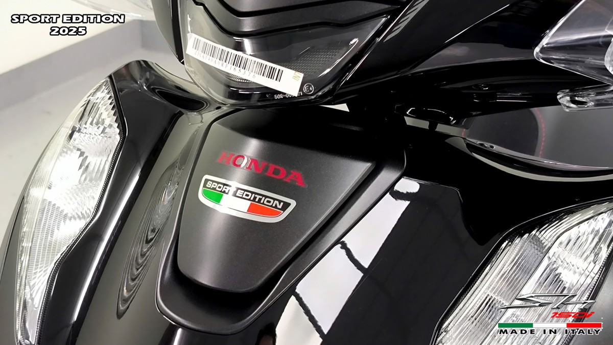 Honda SH150i 2025 Italy Sport Edition Màu Đen, Nhập Chính Hãng, Giá Rẻ tại Dak Lak