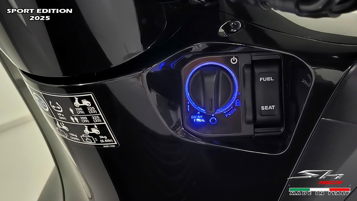 Honda SH150i 2025 Italy Sport Edition Màu Đen, Nhập Chính Hãng, Giá Rẻ tại Dak Lak