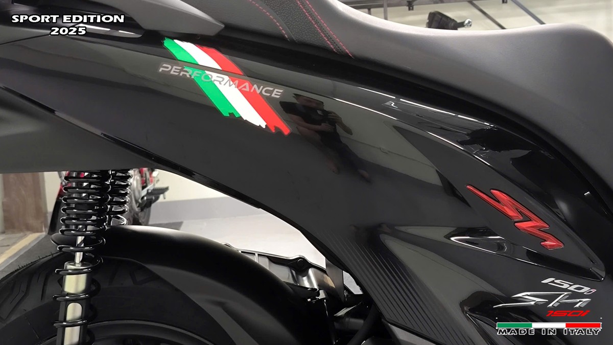 Honda SH150i 2025 Italy Sport Edition Màu Đen, Nhập Chính Hãng, Giá Rẻ tại Dak Lak