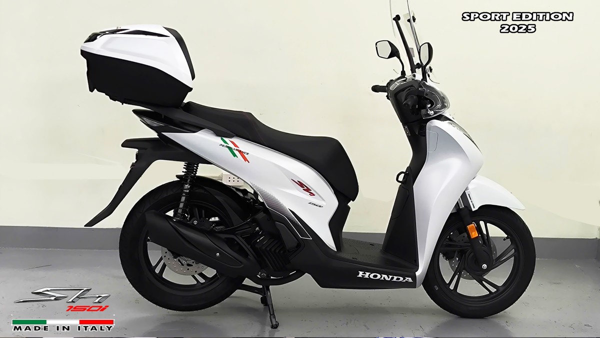 Honda SH150i Sport Edition 2025 Trắng, Made In Italy, Nhập Chính Hãng tại Dak Lak