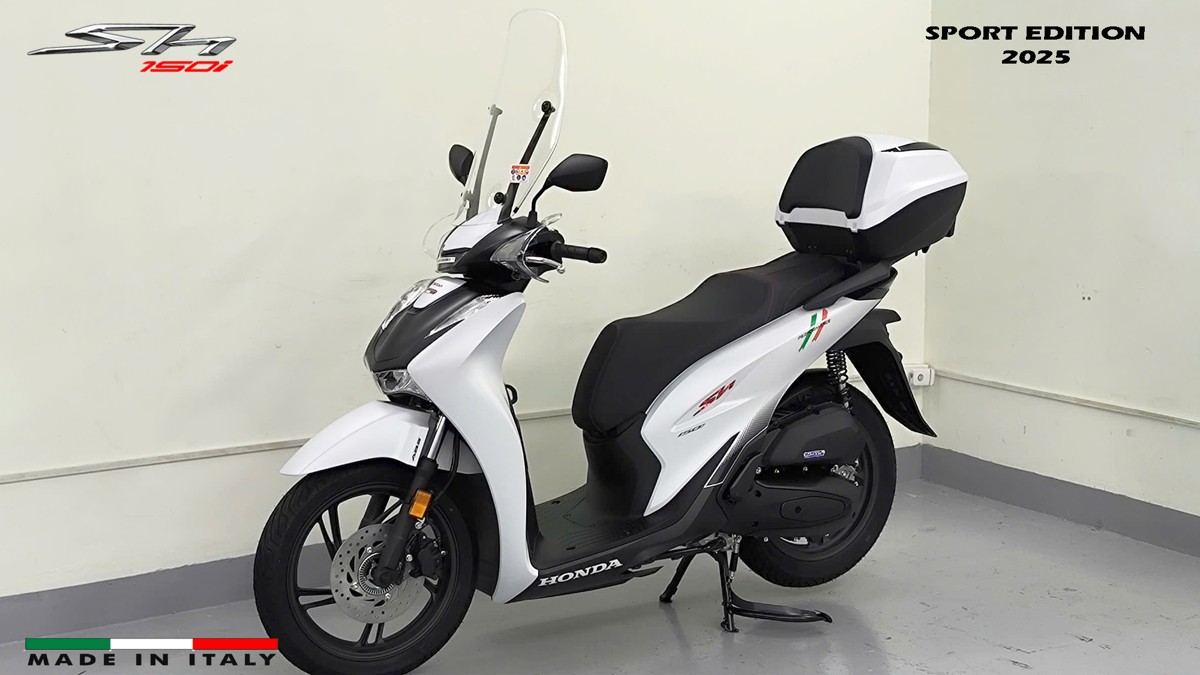 Honda SH150i Sport Edition 2025 Trắng, Made In Italy, Nhập Chính Hãng tại Dak Lak
