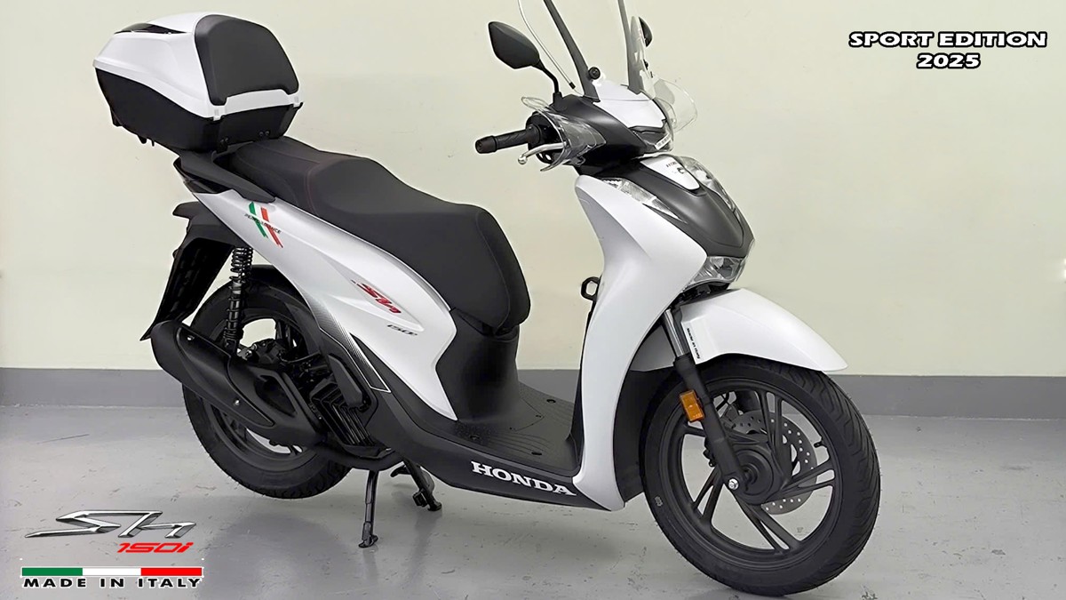 Honda SH150i Sport Edition 2025 Trắng, Made In Italy, Nhập Chính Hãng tại Dak Lak