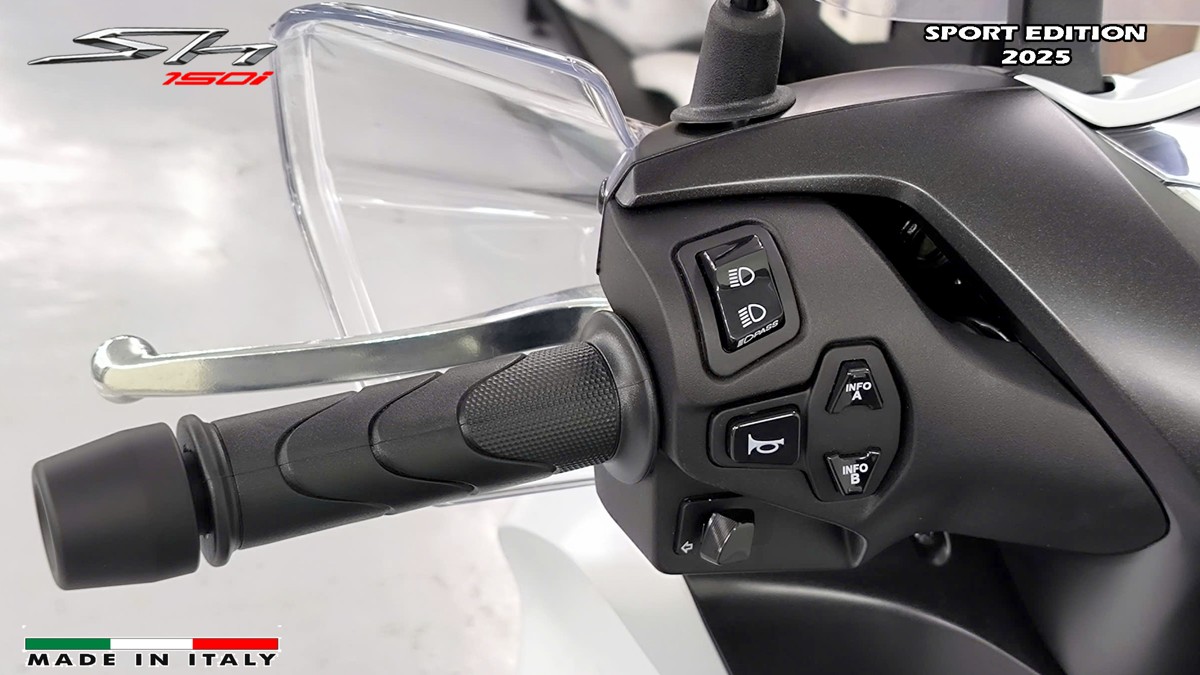 Honda SH150i Sport Edition 2025 Trắng, Made In Italy, Nhập Chính Hãng tại Dak Lak