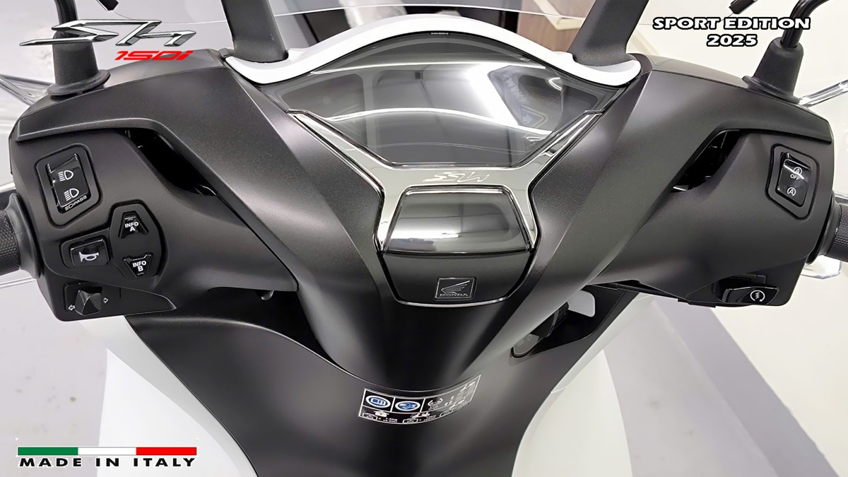 Honda SH150i Sport Edition 2025 Trắng, Made In Italy, Nhập Chính Hãng tại Dak Lak