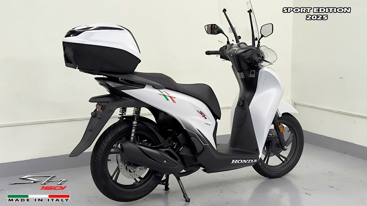 Honda SH150i Sport Edition 2025 Trắng, Made In Italy, Nhập Chính Hãng tại Dak Lak