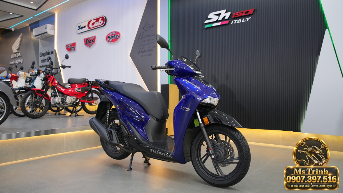 Honda SH150 Vetro Blue 2027 tại Dak Lak - Xanh Sapphire trong suốt, nhập Ý sang trọng