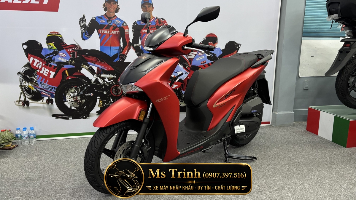 Honda SH150 Ý 2026 màu đỏ Sporty New Concept tại Dak Lak: Giá trị khác biệt của một chiếc SH nhập khẩu