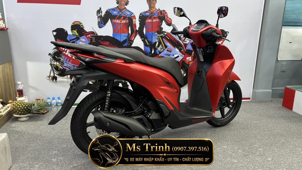 Honda SH150 Ý 2026 màu đỏ Sporty New Concept tại Dak Lak: Giá trị khác biệt của một chiếc SH nhập khẩu