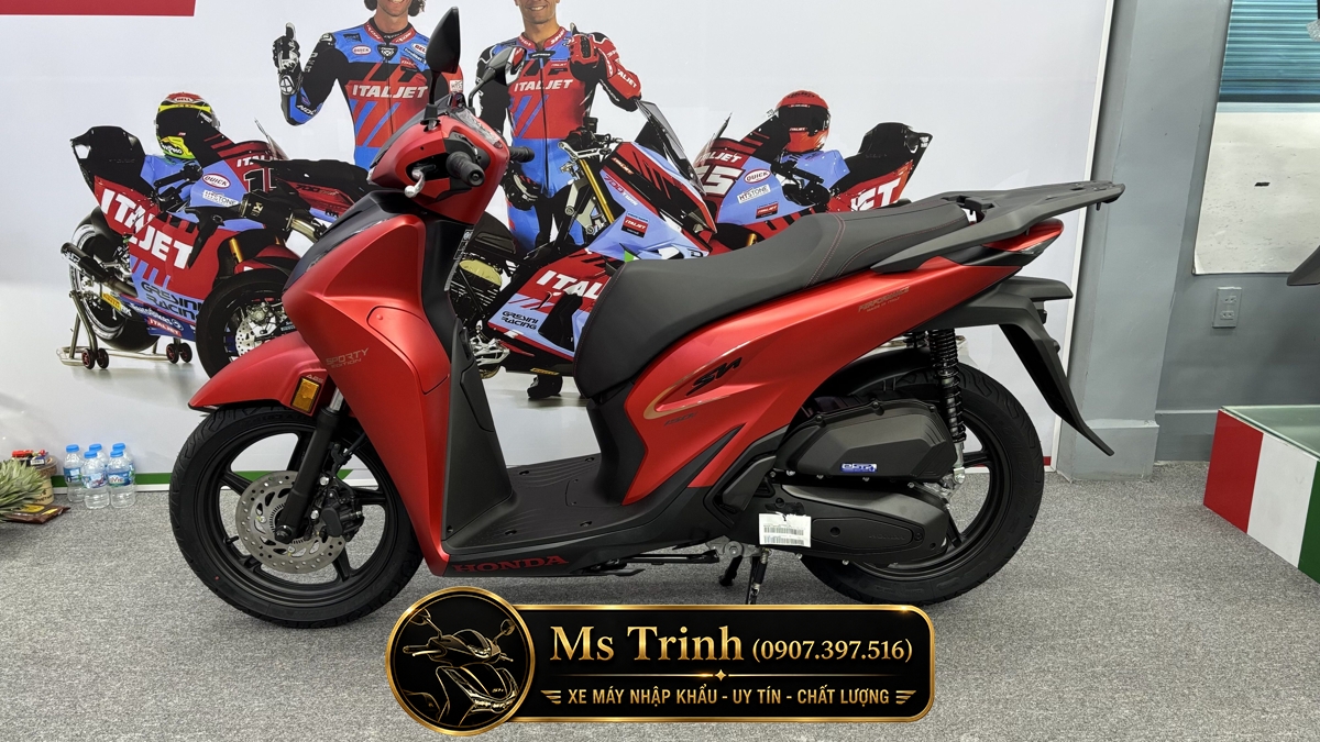 Honda SH150 Ý 2026 màu đỏ Sporty New Concept tại Dak Lak: Giá trị khác biệt của một chiếc SH nhập khẩu
