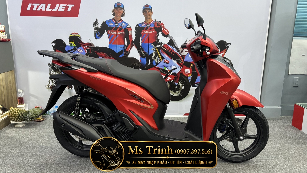 Honda SH150 Ý 2026 màu đỏ Sporty New Concept tại Dak Lak: Giá trị khác biệt của một chiếc SH nhập khẩu