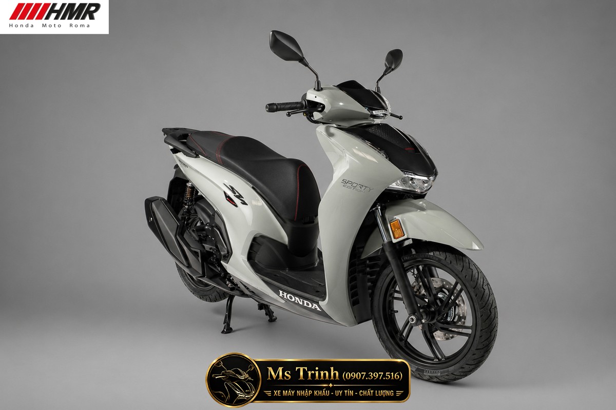 Honda SH350i nhập Ý 2026 tại Dak Lak - SH350i Sporty Trắng Nhám, Xám Bóng Đẳng Cấp Chuẩn Ý