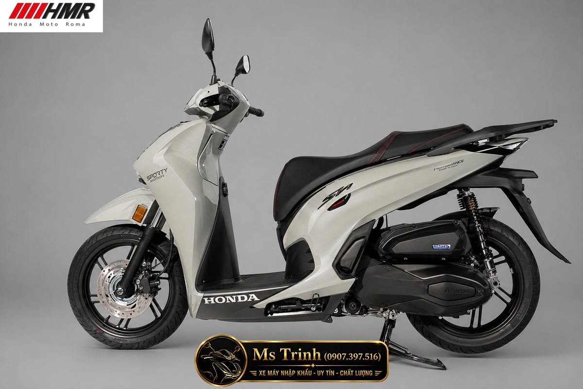 Honda SH350i nhập Ý 2026 tại Dak Lak - SH350i Sporty Trắng Nhám, Xám Bóng Đẳng Cấp Chuẩn Ý