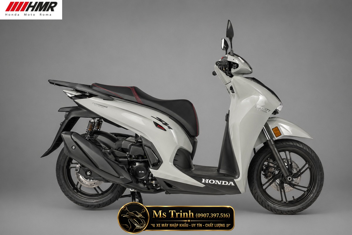 Honda SH350i nhập Ý 2026 tại Dak Lak - SH350i Sporty Trắng Nhám, Xám Bóng Đẳng Cấp Chuẩn Ý