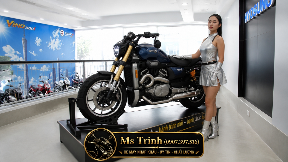 Hyosung GV350X tại Dak Lak - Cruiser 350cc Phong Cách Mỹ Cơ Bắp, Cá Tính