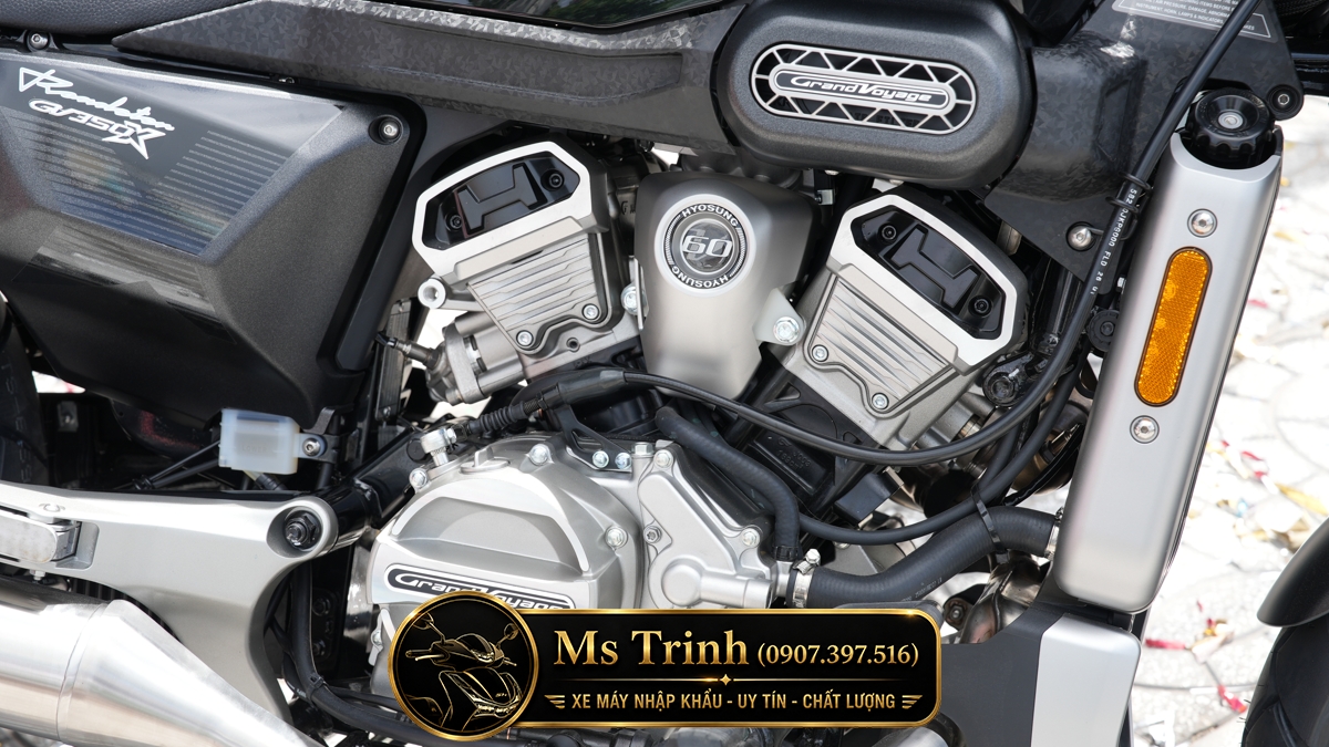 Hyosung GV350X tại Dak Lak - Cruiser 350cc Phong Cách Mỹ Cơ Bắp, Cá Tính