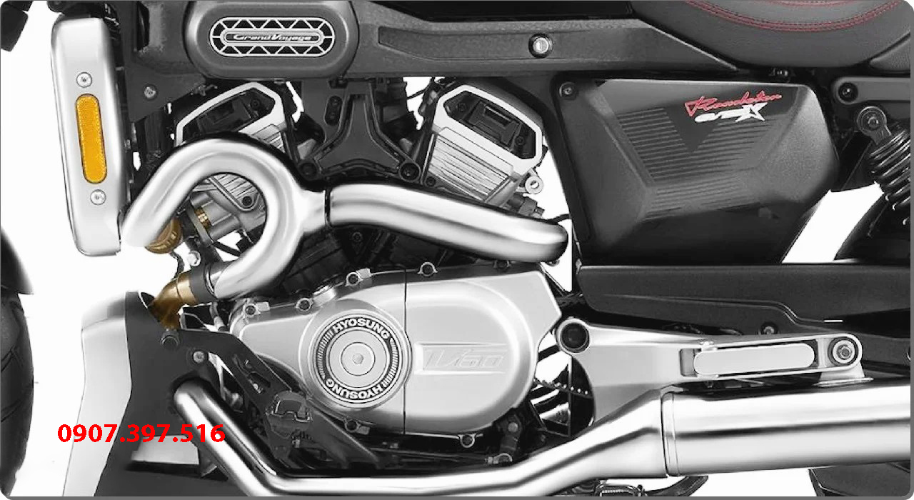 Hyosung GV350X tại Dak Lak - Cruiser 350cc Phong Cách Mỹ Cơ Bắp, Cá Tính
