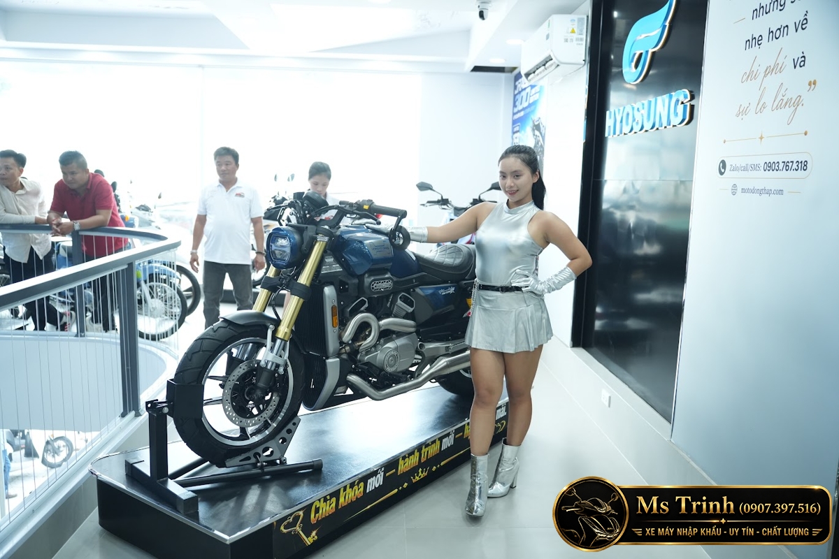 Hyosung GV350X tại Dak Lak - Cruiser 350cc Phong Cách Mỹ Cơ Bắp, Cá Tính