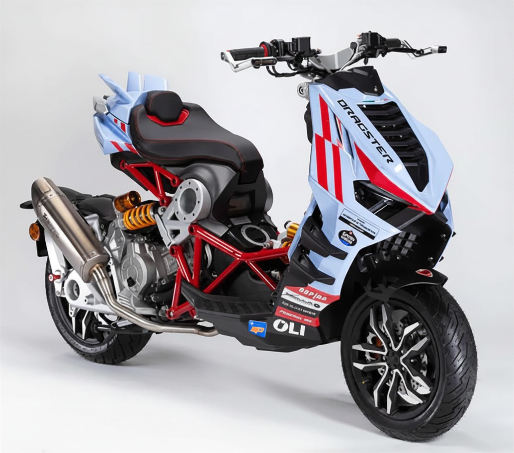 Italjet Dragster 300 Gresini Racing Tại Dak Lak - Chiếc Scooter Ý Khiến Dân Chơi Xe Phải Ngoái Nhìn