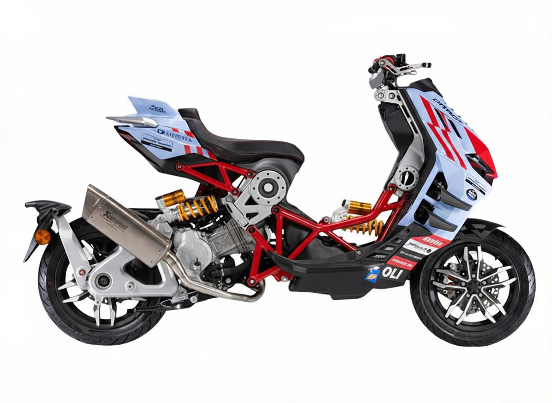 Italjet Dragster 300 Gresini Racing Tại Dak Lak - Chiếc Scooter Ý Khiến Dân Chơi Xe Phải Ngoái Nhìn