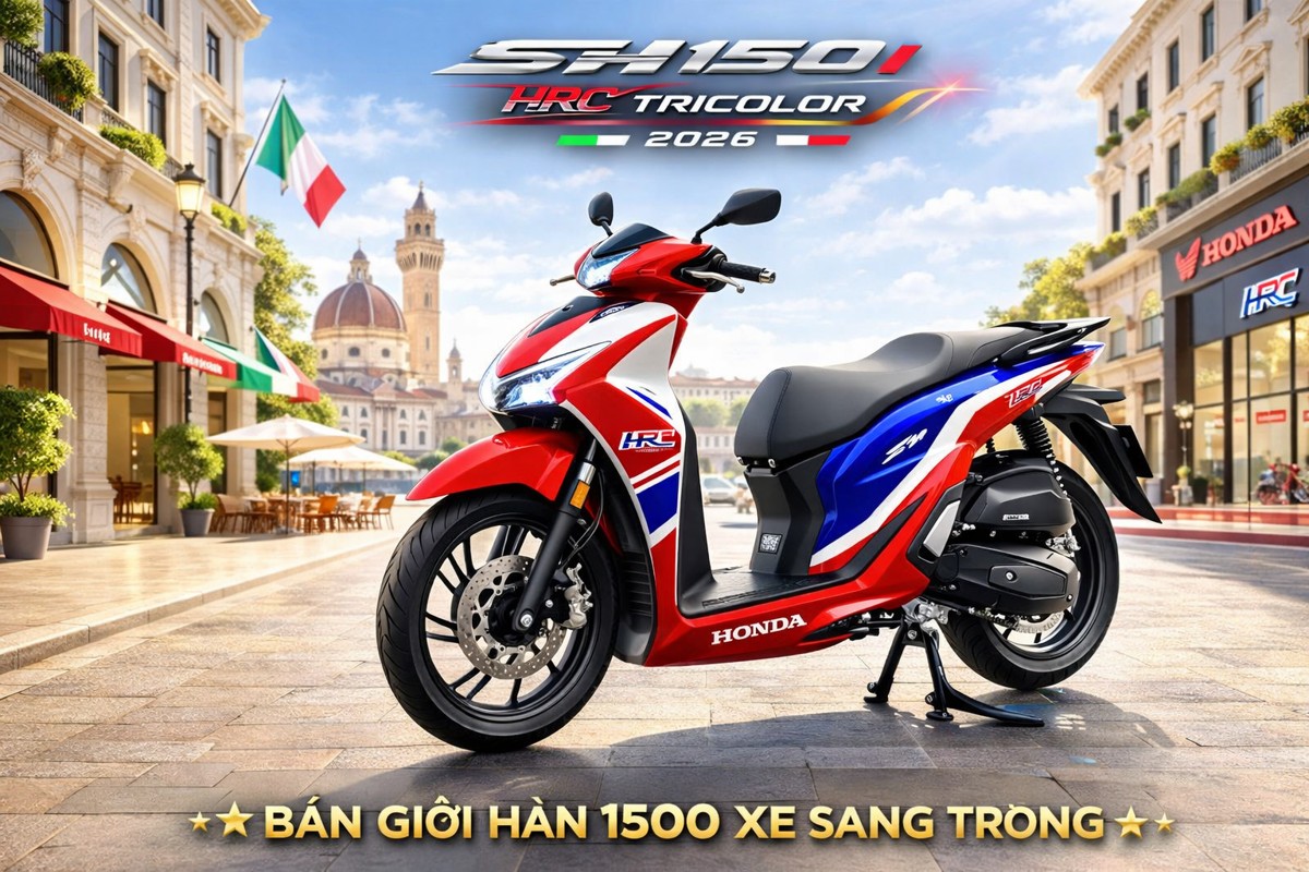 Honda Sh150 HRC 2026 Special Editon tại Dak Lak - Siêu phẩm SH Ý giới hạn 500 xe toàn cầu