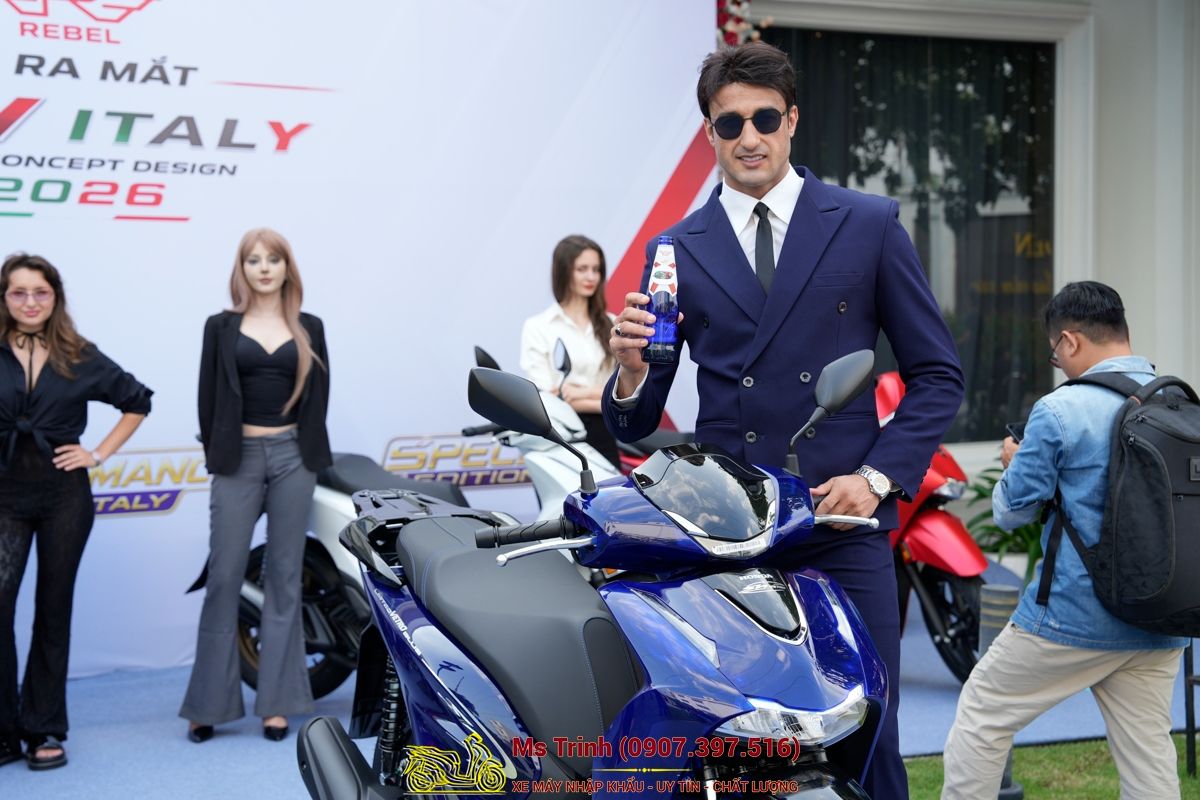 Honda SH150 Vetro Blue 2026 Limited Edition - Siêu phẩm SH Ý dàn áo xanh trong suốt cực hiếm tại Dak Lak