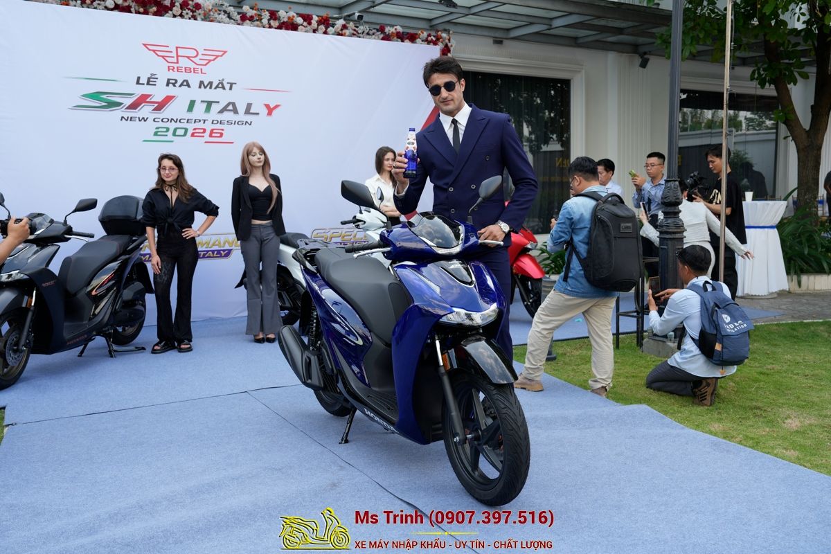 Honda SH150 Vetro Blue 2026 Limited Edition - Siêu phẩm SH Ý dàn áo xanh trong suốt cực hiếm tại Dak Lak