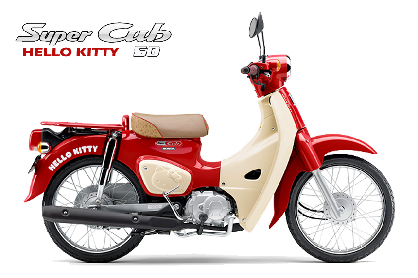 Honda Super Cub 50cc Hello Kitty Edition, Made In Japan, Hàng Hiếm tại Dak Lak